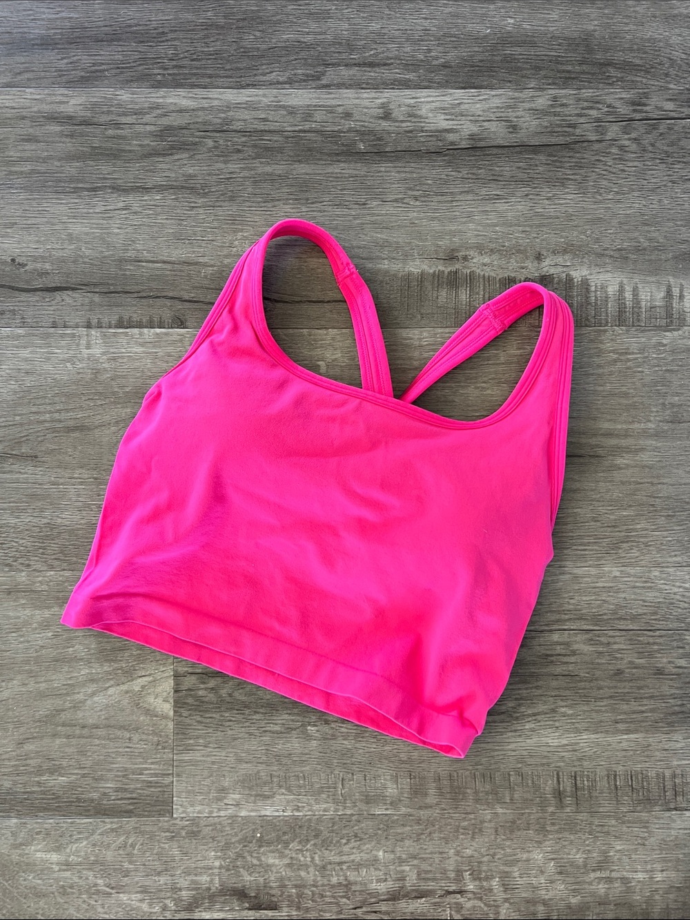 Fabletics Hot Pink Crisscross Sports Bra